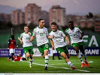 Ireland Under 19 midfielder Jo...
